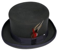 Men's 100 Wool Gray Topper Top Hat