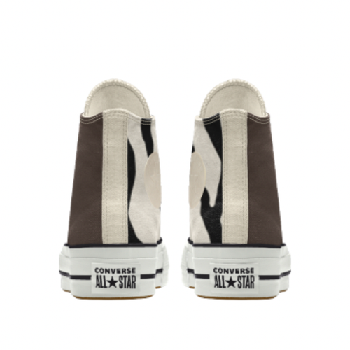 Custom Converse Chuck Taylor All Star Shoes Zebra half Youth Kids 4.5 | eBay