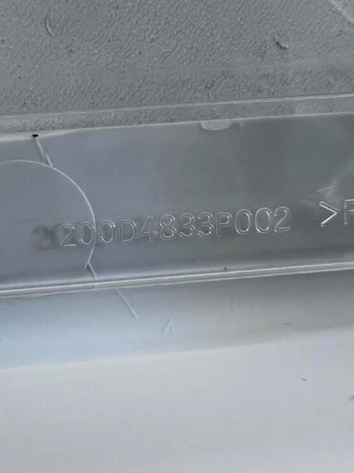 Conjunto de cubierta de cajón de refrigerador GE OEM, WR31x10038 (200D4833P002, 200D4770P00) Foto 4 de 4