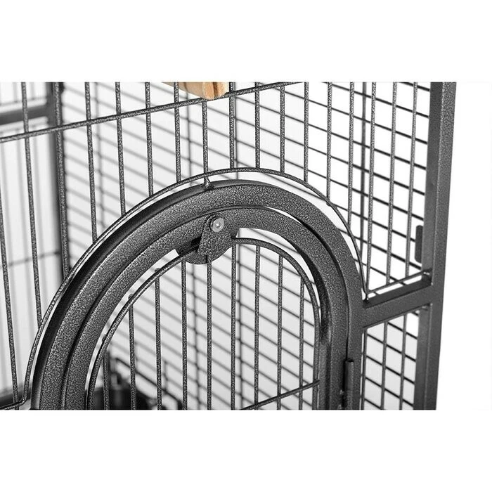 Jaula para pájaros loro Eli Deluxe con tapa de juego loro gris africano; loro amazónico; Foto 3 de 4