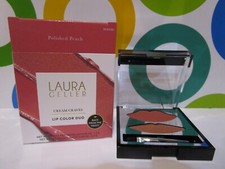 LAURA GELLER ~ CREAM CRAVES LIP COLOR DUO ~ POLISHED PEACH ~ FULL SIZE