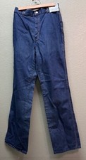 Women's Vintage Levi's High Rise Bell Bottom Zipper Pocket Jeans Sz 13 - NWT