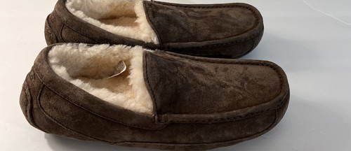 UGG ASCOT 5775 HERREN ESPRESSO WILDLEDER HAUSSCHUHE/GRÖSSE 8 (100 % AUTHENTISCH) BRANDNEU - Bild 7 von 12