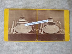 1860s SV Scottish CROWN JEWELS at EDINBURGH CASTLE in SCOTLAND Archibald Burns