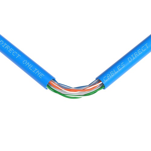 500/ 1000ft CAT6 Cable 23AWG Bulk Solid Network Wire White Blue Gray Black Green - Picture 3 of 37