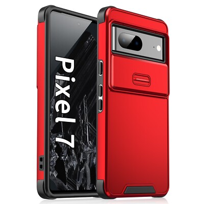 W/Slide Lens Cover For Google Pixel 9 Pro XL 9/9 Pro Pixel 8A 8Pro 7Pro 6A Case