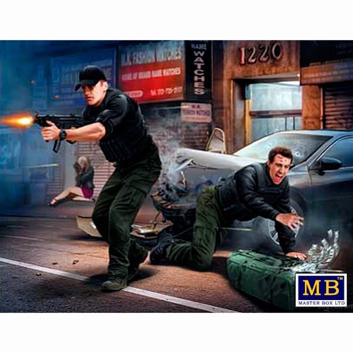 Kit de figuras escala 1:24 MASTER BOX MB24065 №2. Billy, se está poniendo demasiado caliente... - Imagen 9 de 14