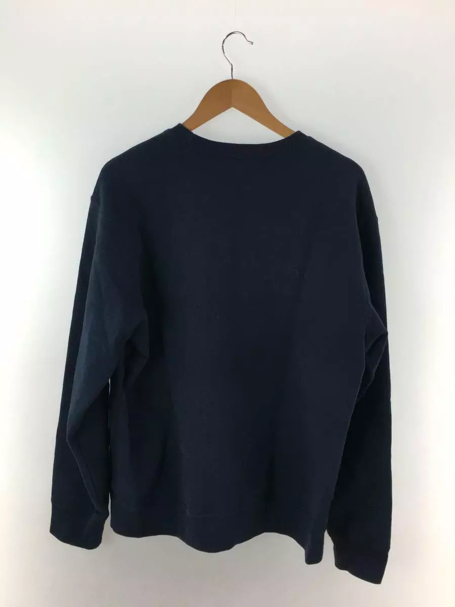 Supreme sweatshirt L navy cotton 20SS Kanji Logo Crewneck best