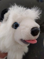 Husky Dog Puppy Plush 8" x 12"