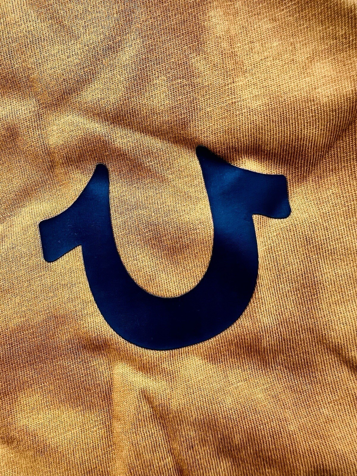 NWT True Religion Men's Gold Coast MARBLE SS HS Graphic CREW NECK T Size XXL