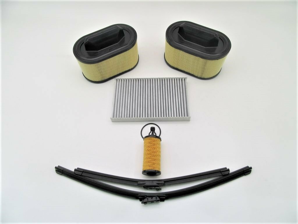 Maserati Ghibli Quattroporte brake pads rotors filters service kit 858