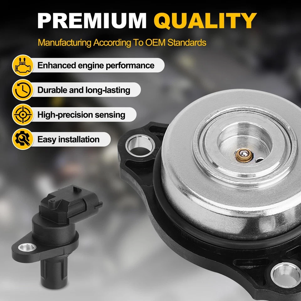 Kit de solenoide de distribución de válvula variable de 4 piezas para Mercedes-Benz SLK350 2005-2010 3,5 L Foto 4 de 4