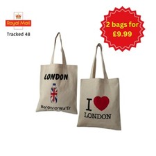 London Canvas Bag London souvenirs shopping bag gym travel tote shoulder bag