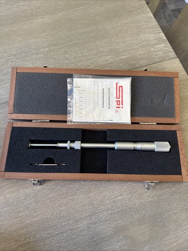 SPI Mechanical Groove Micrometer,1.05-2.05” Inside, 1-2” Outside 20-937-9