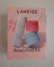 New 2025 Sephora Beauty Insider Birthday LANEIGE Water Bank, Sleeping Mask,Toner