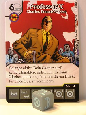 Marvel Dice Masters - #119 Professor X - Charles Francis Xavier - Avengers vs X-