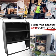 Van Shelving Storage System For Ford Transit, GM,NV, Promaster, Sprinter, Metris
