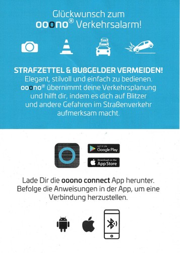 2x OOONO CoDriver No 1 Das Original Verkehrsalarm Traffic Blitzerwarner - - 第 7/11 張圖片