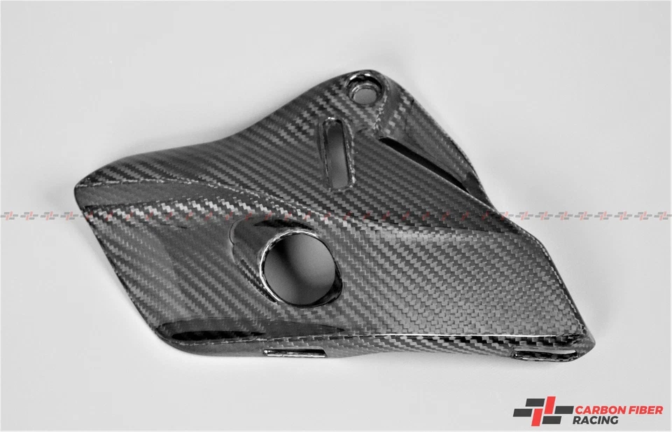2014-2017 Ducati Monster 821, 1200, 1200S теплозащитный экран - 100% углеродное волокно - Изображение 3 из 4