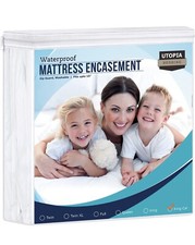 Utopia Bedding Premium Waterproof Mattress Encasement Cali King, Zippered