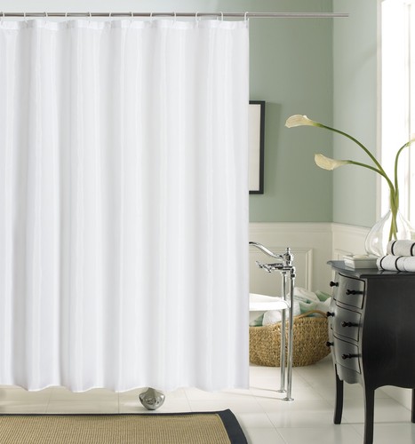 Waterproof Shower Curtain Bathroom Drapes with 12 Hooks Water Resistant - Picture 20 of 24