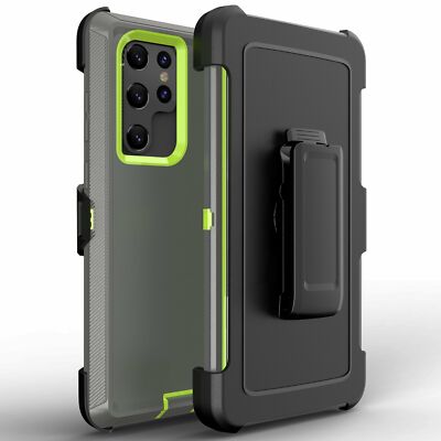 For Samsung Galaxy A54  5G Shockproof  Defender Rugged Case Cover w/Clip/ Screen