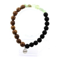 Mineralien Und Edelsteine. Armband Cyanit GrüN Aus Brasilien + Onyx Perlen