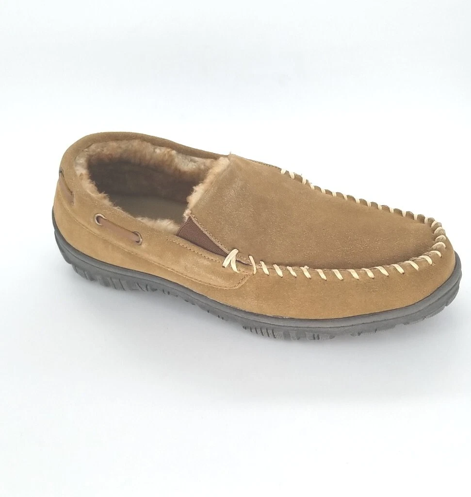 clarks mens moccasin slippers