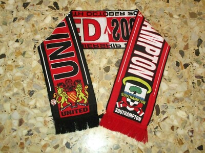 Echarpe football journée match Manchester United vs Southampton (02-03