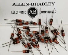 Allen Bradley & Ohmite - Carbon Composite RESISTORS - 1 Watt & 2 Watt - NOB