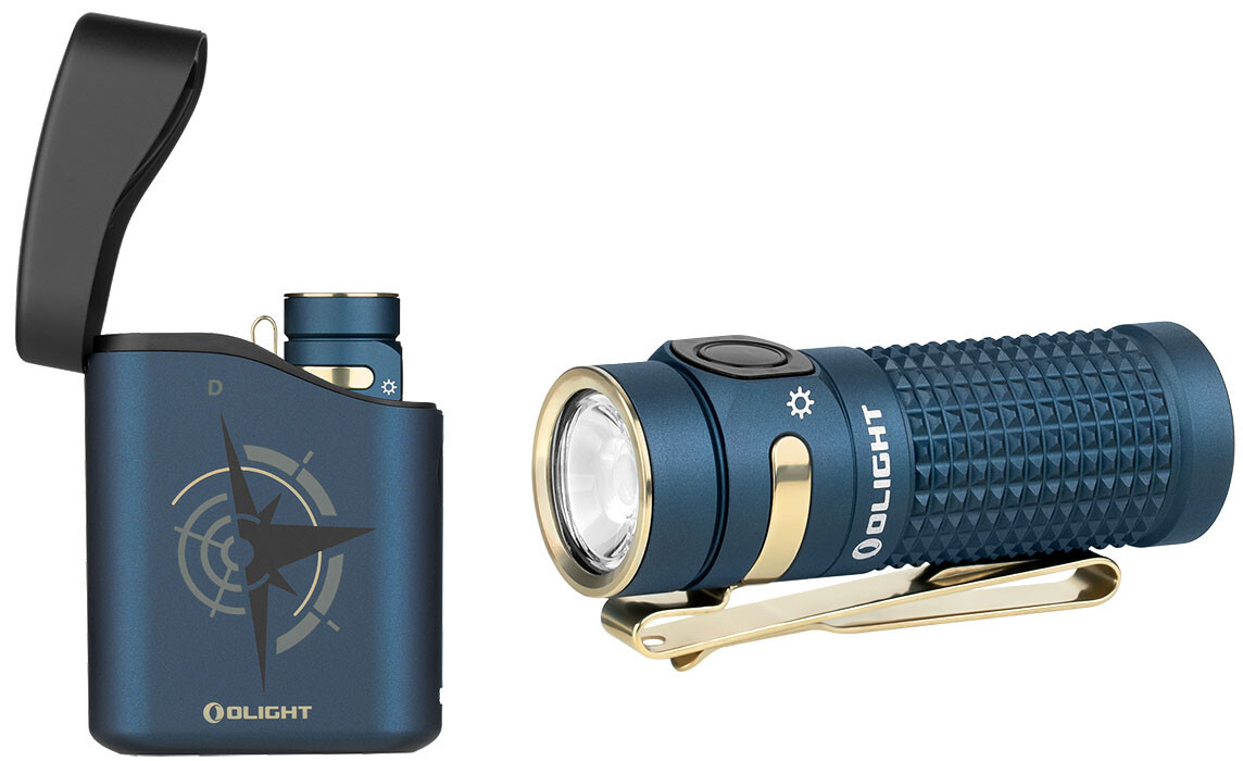 Olight Baton 4 Guidance Premium Flashlight w/Charging Case & imini