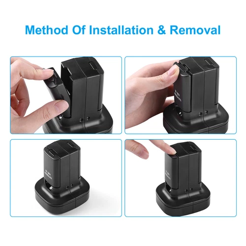 US Dual Charger Station Dock + 2pcs Rechargeable Battery for XBOX 360 Controller - Picture 6 of 11
