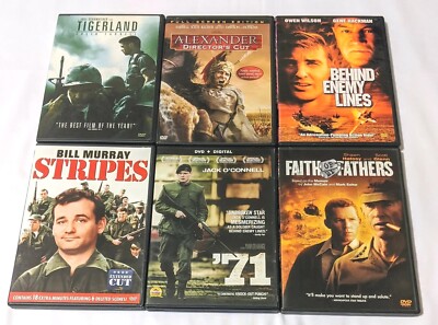 Tigerland, Alexander, Behind Enemy Lines, Stripes, '71 & Faith Of My Fathers DVD