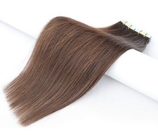 20pcs 20 inch Blue Tape-in soft hair 100 Human Hair Extensions Remy A  4