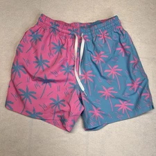 Chubbies Size Small Men’s Swim Trunks 5’5” Inseam Blue Pink