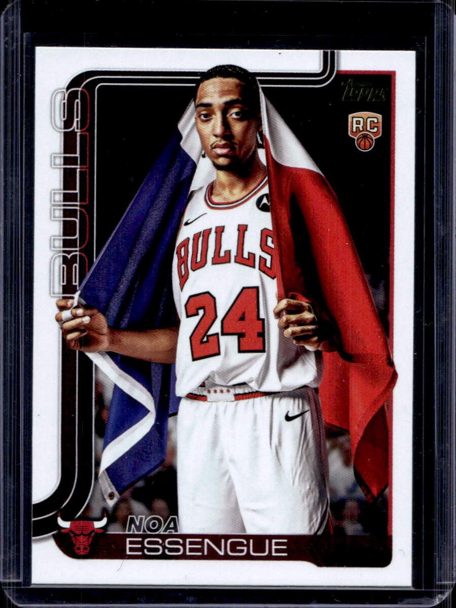 Noa Essengue 2025-26 Topps #212 Golden Mirror Rookie SP