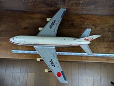 Asahi ATC Large Tin Toy Boeing 747 JAL 72cm Friction Vintage Japan Import
