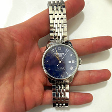 Tissot Le Locle Powermatic 80 Blue Dial Automatic Date Roman Numerals Watch