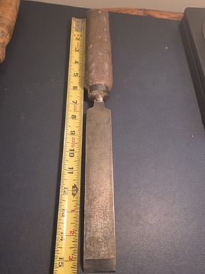 1-1/4'' Mortice Firmer Timber Framing Chisel Unmarked User Made