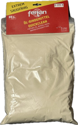 3 Liter Ölbindemittel Ölbinder Fertan QuickClean Absorbant extrem saugfähig Öl