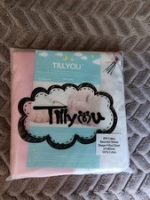 Till You Fitted Sheet Set 2 Pack Bassinet Swivel Sleeper Pink Floral Cotton