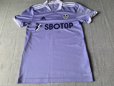 Leeds United 21/22 Lilac 3rd Shirt Adidas small No.42 Greenwood 19