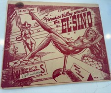 El Sino Souvenir Photo African American Woman Paradise Valley Detroit 1940s