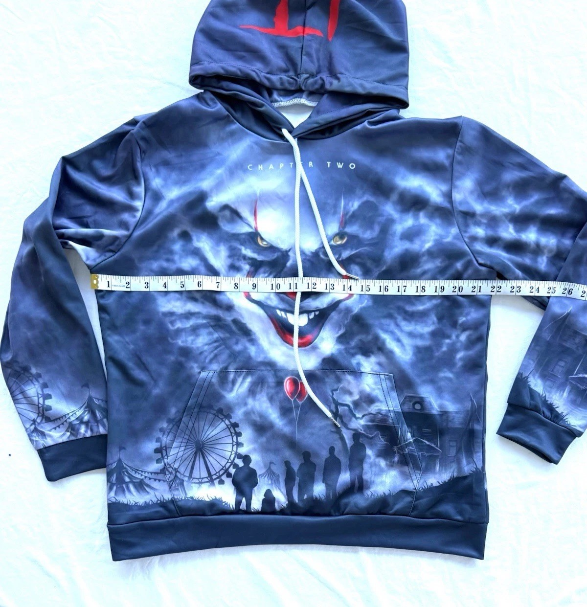 IT Pennywise Chapter 2 Polyester Pullover Hoodie … - image 2