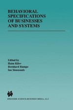 Haim Kilov Behavioral Specifications of Busin...