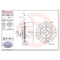 2X Bremsscheibe Vorne FüR Ford Street RL2 1.6 03 Bis 05 Brembo F6JB Cdra