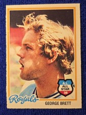 1978 O-PEE-CHEE BASEBALL A.L. ALL STAR GEORGE BRETT KANSAS CITY ROYALS #215