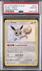 2019 POKEMON SUN & MOON HIDDEN FATES #SV41 EEVEE-HOLO PSA 10