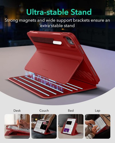 ESR Magnetic Case Cover Shift Series for iPad Pro 11” M4 (RED) - Bild 5 von 5