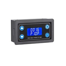 DROK Delay Relay Module, DC 6-30V Timer Relay 12V 24V 0.01s-9999min 50mA Digi...